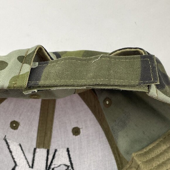 Alaska The Last Frontier Camp Hat Green Black Cotton Adjustable Baseball Cap - Picture 10 of 10